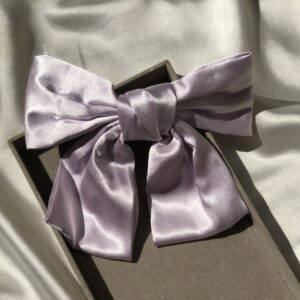 lilac bow