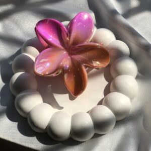 pink orange glossy claw