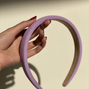 thick lilac headband