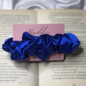 royal blue scrunchie