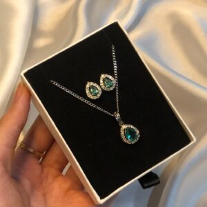 syrenne zircon set (cyan)