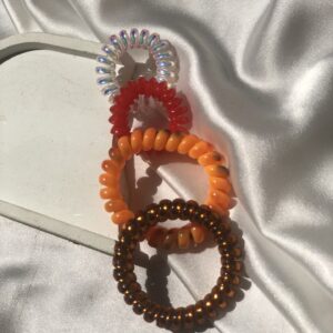 swirl wrist/hair tie set